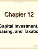 Lecture Managerial Accounting for the hospitality industry: Chapter 12 - Dopson, Hayes