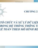 Bài giảng môn Hệ thống thông tin kế toán - Chương 2: Tổ chức và xử lý dữ liệu trong hệ thống thông tin kế toán theo mô hình REA