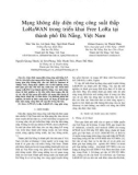 Mạng không dây diện rộng công suất thấp LoRaWAN trong triển khai Free LoRa tại thành phố Đà Nẵng, Việt Nam