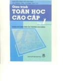 Giáo trình Toán học cao cấp: Tập 1