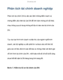 Phân tích tài chính doanh nghiệp