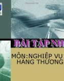 Bài tập nhóm Hình thức cho vay của Ngân hàng nhà nước