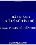 Bài giảng Xử lý số tín hiệu: Chương 2 - PGS.TS Lê Tiến Thường