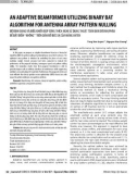 An adaptive beamformer utilizing binary bat algorithm for antenna array pattern nulling