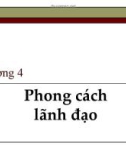 Phong cách lãnh đạo