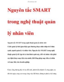 Nguyên tắc SMART trong nghệ thuật quản lý nhân viên