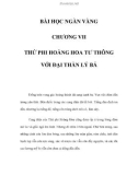 BÀI HỌC NGÀN VÀNG - CHƯƠNG VII