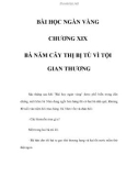 BÀI HỌC NGÀN VÀNG - CHƯƠNG XIX