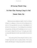 Trí Nhớ Tầm Thường Cũng Có Thể Thành Thiên Tài