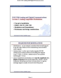 Lecture ELEC3540 analog and digital communications - Chapter 3: Analog amplitude modulation