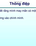 Tư duy tích cực - Bài học từ người thầy dạy võ