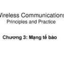 Bài giảng Nguyên lý truyền thông không dây - Chương 3: Mạng tế bào