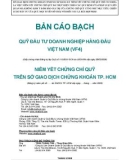 NIÊM YẾT CHỨNG CHỈ QUỸ TRÊN SỞ GIAO DỊCH CHỨNG KHOÁN TP. HCM