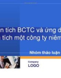 Phân tích BCTC và ứng dụng phân tích một công ty niêm yết