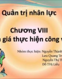 Chương 8- Đánh giá thực hiện công việc