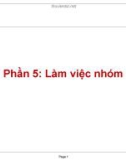 Nhập môn Công tác Kỹ sư: Làm việc nhóm