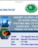 Báo cáo: Nghiệp vụ bảo lãnh tại ngân hàng thương mại cổ phần quân đội - thực trạng và giải pháp