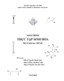 GIÁO TRÌNH : THỰC TẬP SINH HÓA part 1