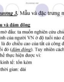 Giáo án xác xuất thống kê - Chương 3. Mẫu và đặc trưng mẫu