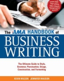 THE AMA HANDBOOK OF BUSINESS WRITING