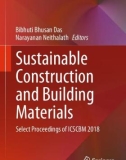 Ebook Sustainable construction and building materials: Select proceedings of ICSCBM 2018 - Part 1