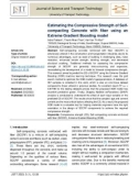 Estimating the compressive strength of selfcompacting concrete with fiber using an extreme gradient boosting model