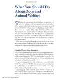 Zoos and Animal Welfare Phần 9