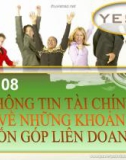 Thông tin tài chính về những khoản góp liên doanh - VAS 08