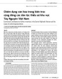 Chiếm dụng văn hóa trong kiến trúc cộng đồng các dân tộc thiểu số khu vực Tây Nguyên Việt Nam