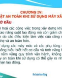 Bài giảng An toàn lao động: Chương IV - Đặng Xuân Trường