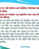 Bài giảng An toàn lao động: Chương II - Đặng Xuân Trường