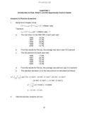 Introduction to Risk, Return, and the Opportunity Cost of Capital