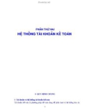 HỆ THỐNG TÀI KHOẢN KẾ TOÁN - PHẦN THỨ HAI