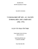 Luận văn Thạc sĩ Lịch sử: Vành đai diệt Mĩ Sơn-An-Nguyên ở Phong Điền, Thừa Thiên Huế (1966-1973)