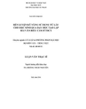 Luận văn Thạc sĩ Giáo dục học: Rèn luyện kỹ năng sử dụng từ láy cho học sinh qua dạy học tạo lập bài văn biểu cảm ở THCS