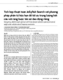 Tích hợp thuật toán Jellyfish Search với phương pháp phần tử hữu hạn để tối ưu trọng lượng kết cấu với ràng buộc tần số dao động riêng