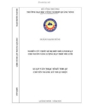 Luận văn Thạc sĩ Kỹ thuật điện: Nghiên cứu thiết kế bộ biến đổi linh hoạt cho nguồn năng lượng mặt trời nối lưới