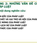 Bài giảng Lý luận nhà nước và pháp luật: Chương 2 - ThS. Bùi Huy Tùng