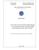 Luận văn Thạc sĩ Sinh học thực nghiệm: Tuyển chọn và phân tích đặc điểm sinh học của các chủng vi sinh vật có hoạt tính kháng bệnh thán thư trên cây điều