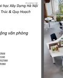 Thảo luận nhóm: Nghiên cứu không gian hoạt động văn phòng