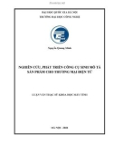 Luận văn Thạc sĩ Khoa học máy tính: Nghiên cứu, phát triển công cụ sinh mô tả sản phẩm cho thương mại điện tử