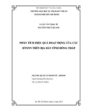 Luận văn Thạc sĩ Quản lý kinh tế: Đánh giá thực trạng hoạt động của hệ thống HTXNN trên địa bàn tỉnh Đồng Tháp