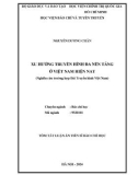 Tóm tắt Luận án Tiến sĩ Báo chí học: Xu hướng truyền hình đa nền tảng ở Việt Nam hiện nay (Nghiên cứu trường hợp Đài Truyền hình Việt Nam)