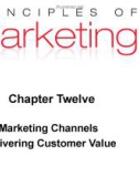 Lecture Principles of Marketing: Chapter 12