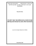 Luận văn Thạc sĩ Quản lý công: Tổ chức thực thi chính sách an sinh xã hội trên địa bàn huyện Nga Sơn, tỉnh Thanh Hoá