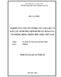 Tóm tắt Luận án Tiến sĩ Kỹ thuật xây dựng công trình giao thông: Nghiên cứu ứng xử cơ học của vật liệu và kết cấu áo đường mềm dưới tác dụng của tải trọng động trong điều kiện Việt Nam