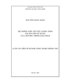 Luận án Tiến sĩ Công nghệ thông tin: Hệ thống kiểu để ước lượng tĩnh tài nguyên sử dụng của chương trình giao dịch