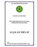 Luận án Tiến sĩ Kinh tế phát triển: Phát triển sản xuất rau xuất khẩu trên địa bàn tỉnh Hải Dương