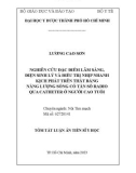 Tóm tắt Luận án Tiến sĩ Y học: Nghiên cứu đặc điểm lâm sàng, điện sinh lý và điều trị nhịp nhanh kịch phát trên thất bằng năng lượng sóng có tần số radio qua catheter ở người cao tuổi