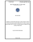 Luận án Tiến sĩ Hóa học: Nghiên cứu thành phần hóa học và hoạt tính ức chế NO của ba loài Syzygium cerasiforme (Blume) Merr. & L.M.Perry, Syzygium bullockii (Hance) Merr. & L.M.Perry và Syzygium attopeuense (Gagnep.) Merr. & L.M.Perry ở Việt Nam